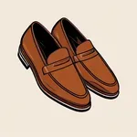 brown loafers image